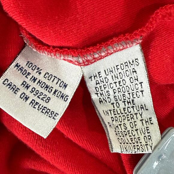 Vintage 90s Y2k Nebraska Huskers Cornhuskers Football Embroidered Cardigan M - Picture 8 of 9